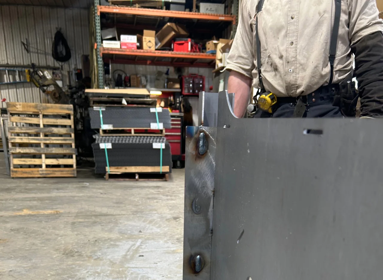 Mig Welding in the Tigworxs shop