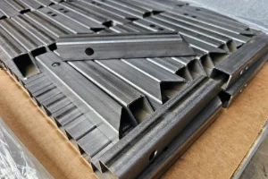 A pile of small metal pieces that were welded